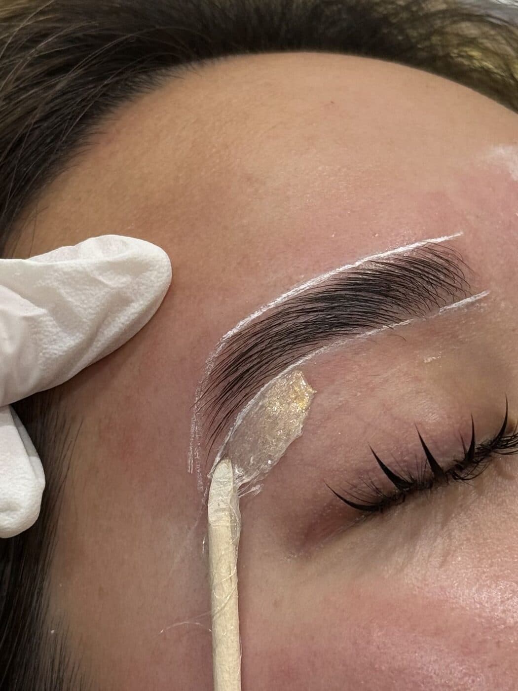 Diseño de cejas: foto de ejemplo